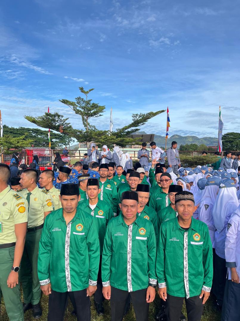 Sinergi Kebangsaan: DPD LDII Aceh Tengah Hadiri Upacara HUT RI ke-81 di Lapangan Musara Alun